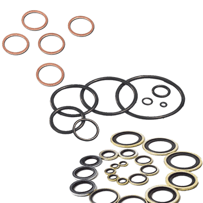 Ροδέλες & o'ring στεγανοποίησης